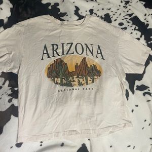 Beige Arizona cropped shirt